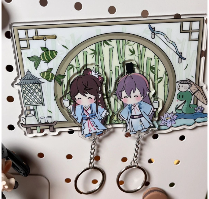 广陵王袁基磁吸钥匙扣