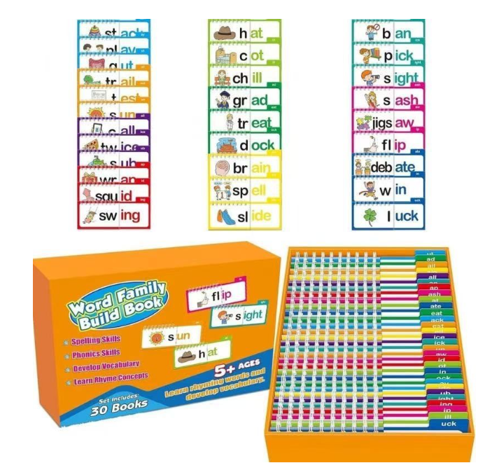 word family build book （30 books）5+ age