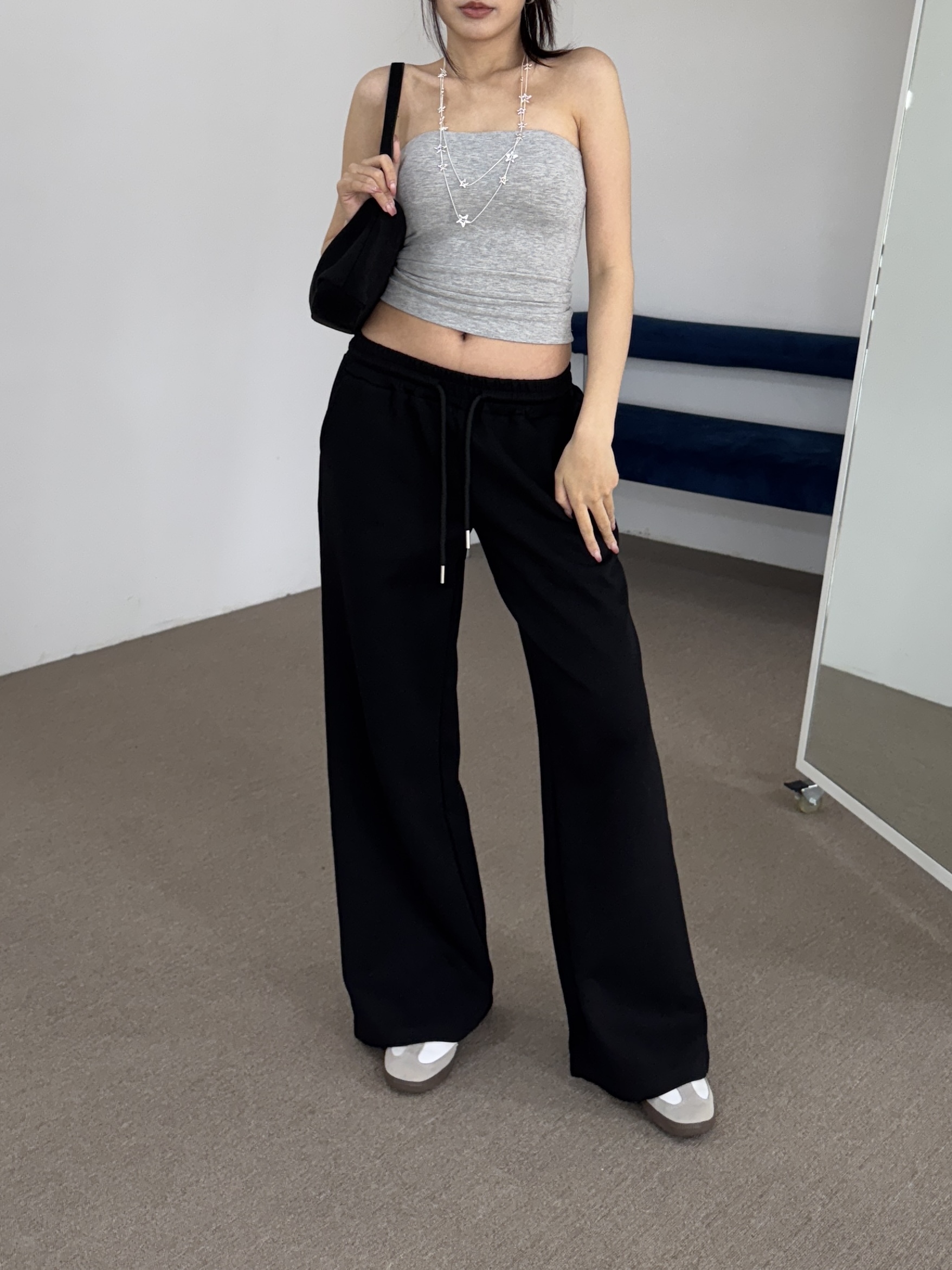 自留🛋️歐美低腰直筒棉褲(2色)