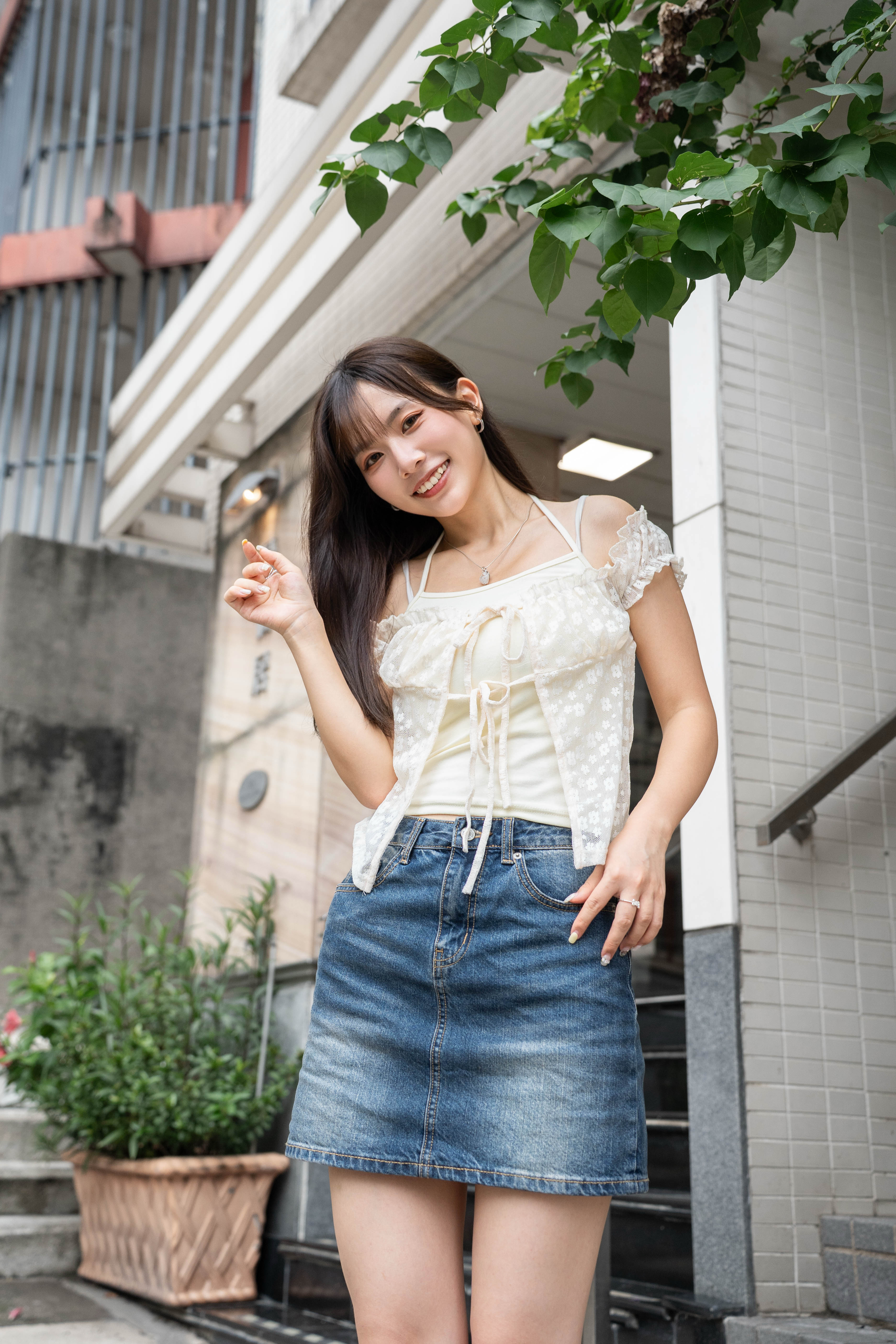 Floret Ribbon Top Set
