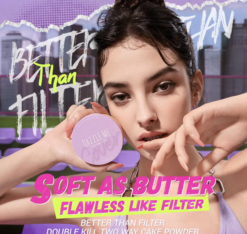 泰國 DAZZLE ME 雙效控油兩用粉餅（T7 T16）