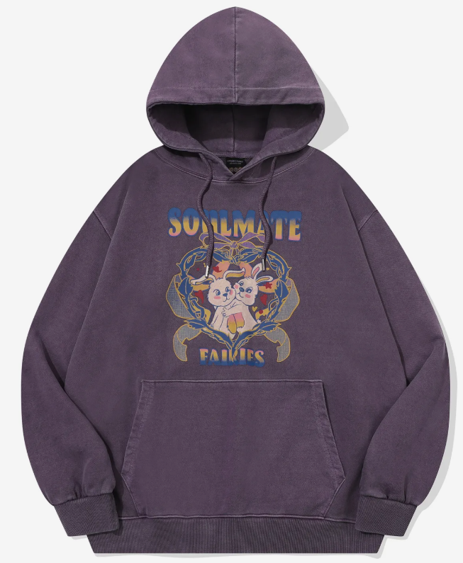 CPGN STUDIO / Soulmate Pigment 連帽上衣 / 灰紫色 / JUL25