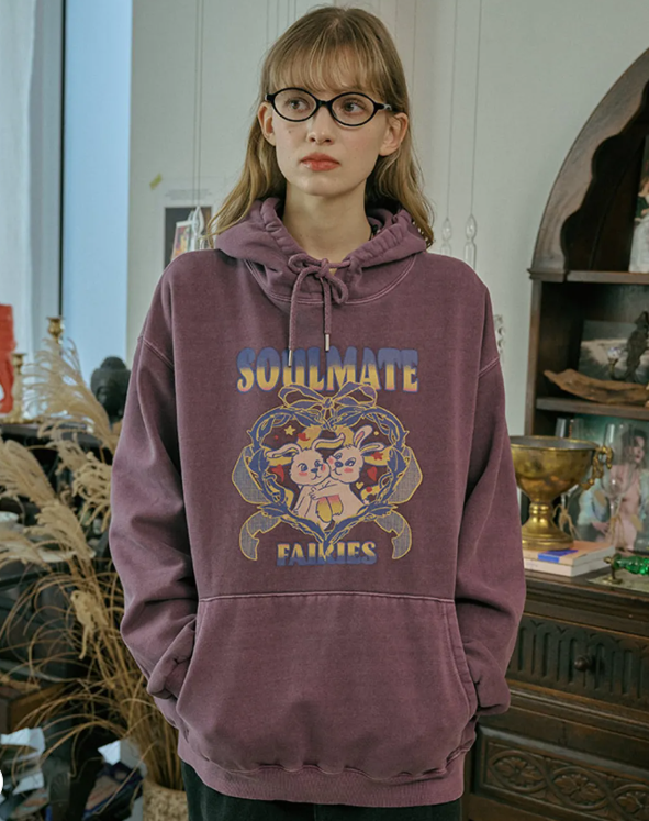 CPGN STUDIO / Soulmate Pigment 連帽上衣 / 灰紫色 / JUL25