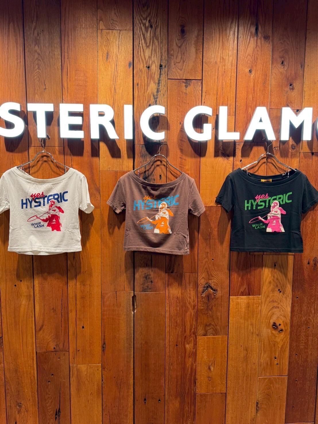 HYSTERIC GLAMOUR   - WHIP LASH short length T-shirt