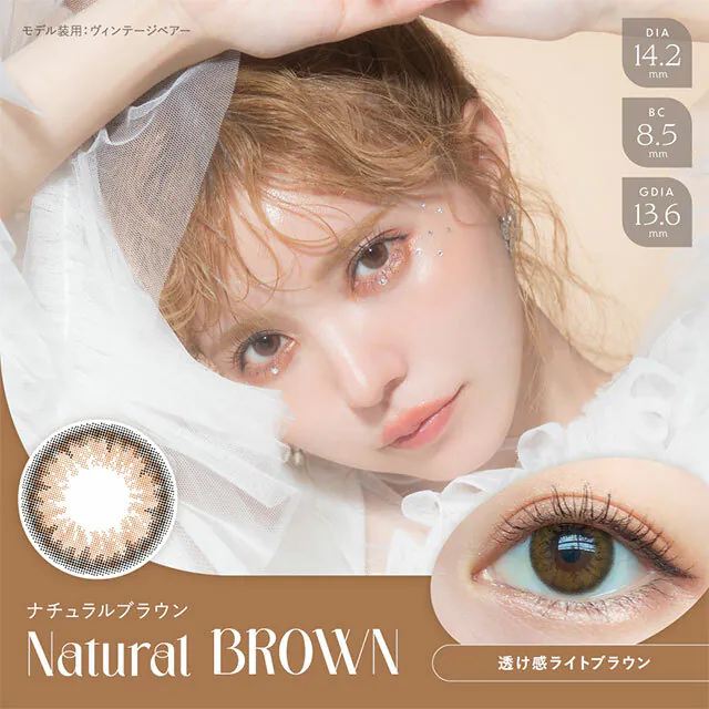 AngelColor Bambi Series 1 Day Natural Brown 自然棕｜日拋彩妝隱形眼鏡｜每盒10片