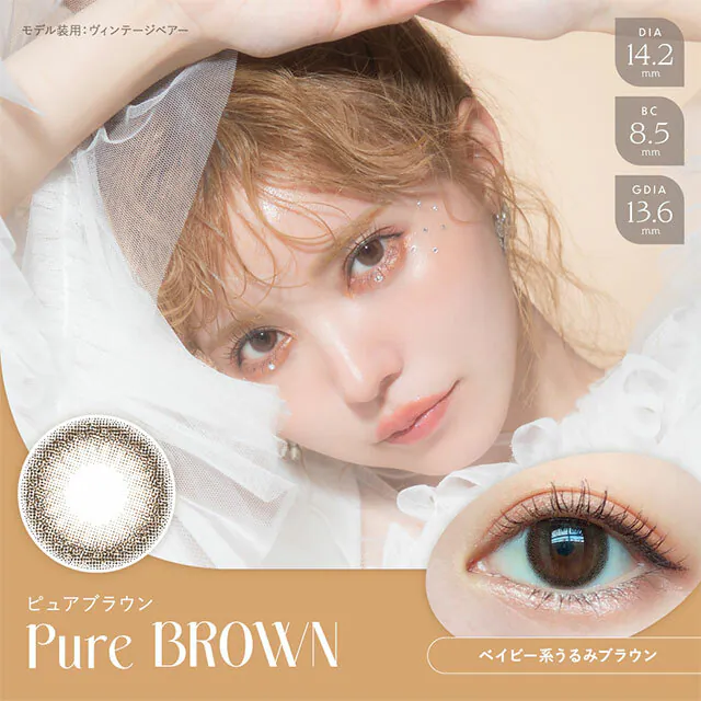 AngelColor Bambi Series 1 Day Natural Pure Brown 小焦糖｜日拋彩妝隱形眼鏡｜每盒10片