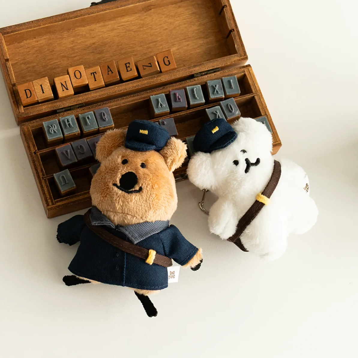 【現貨】Dinotaeng Quokka & BOBO Post Flatfur Keyring 郵差鑰匙圈