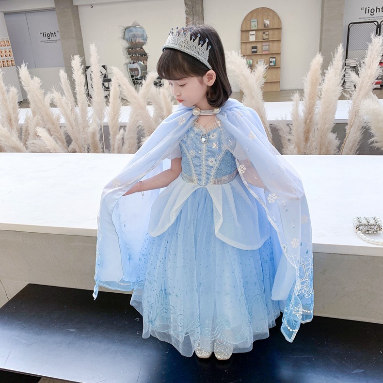 萬聖節 灰姑娘蓬袖蓬裙禮服 100-150cm #SB33