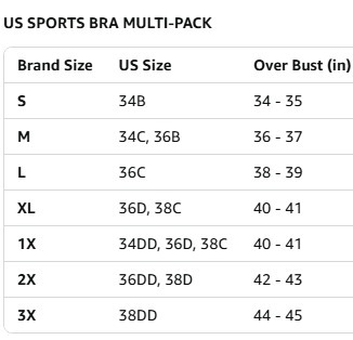 【預購】U.S. Polo Assn G071115 3件裝女裝運動內衣