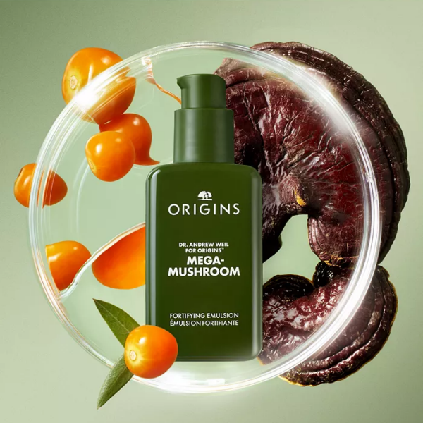 Origins 靈芝菇菌抗逆健膚水凝乳液