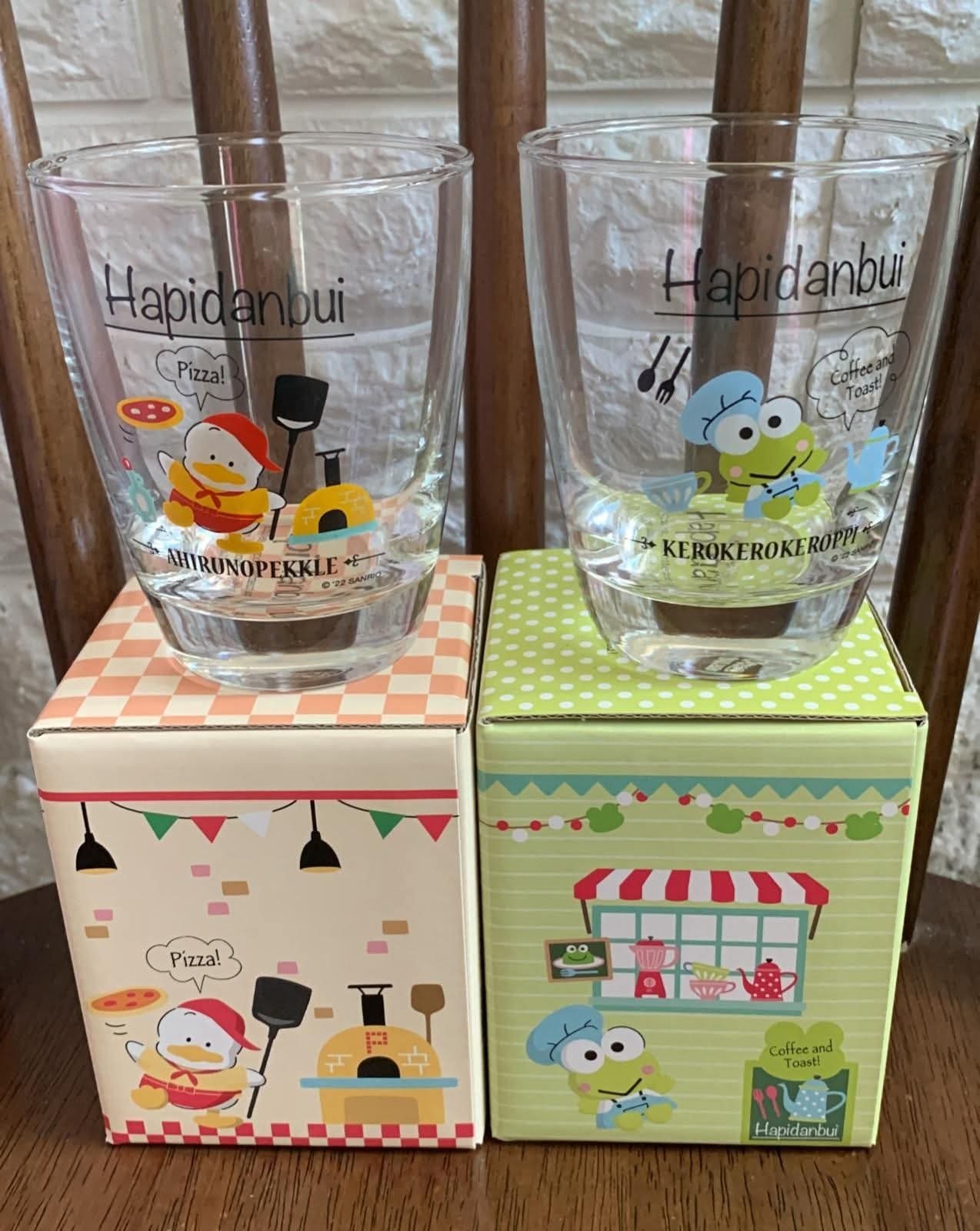 Kerokerokeroppi & AP鴨 玻璃杯
