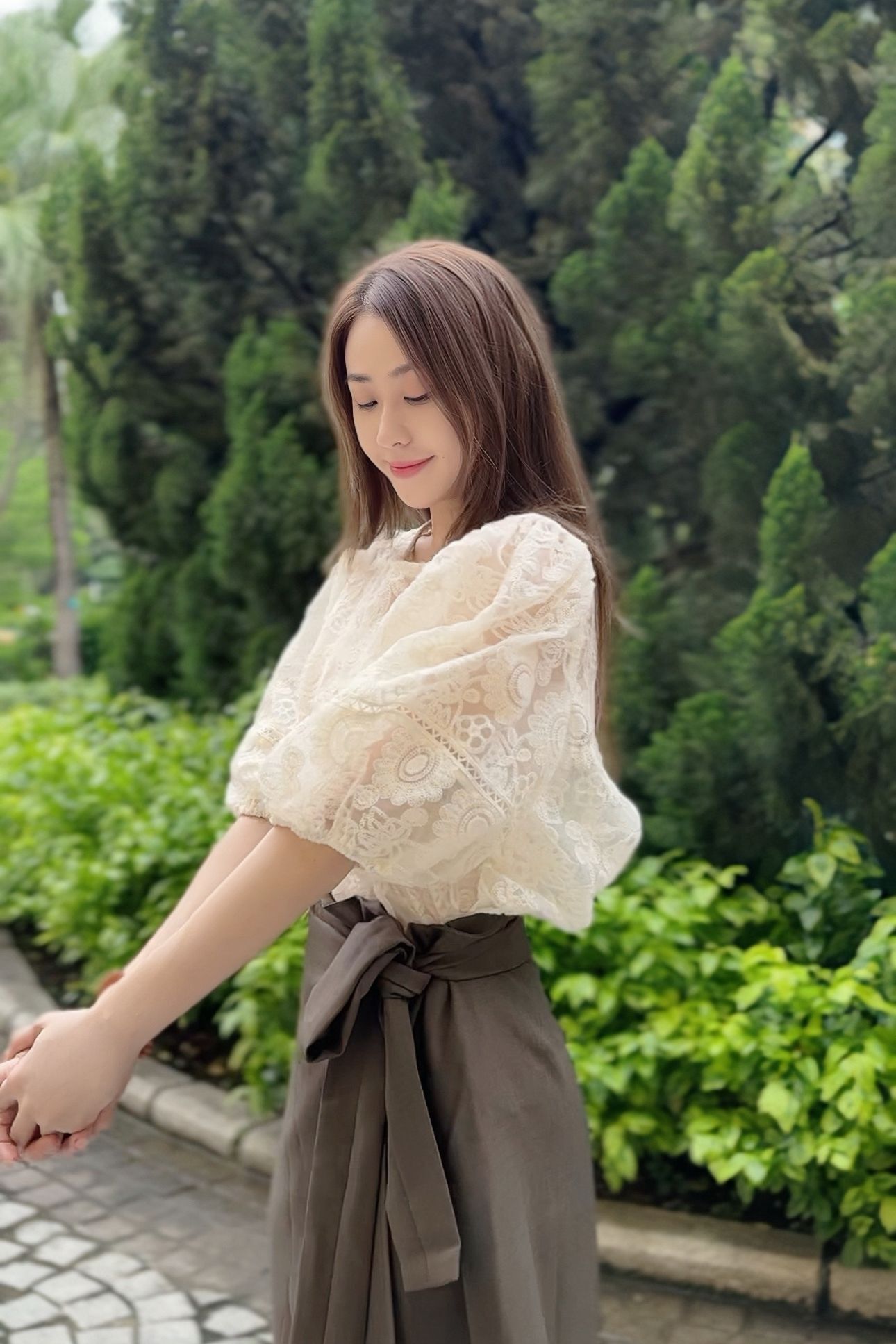 TOP#7547 🤍輕輕的童話刺繡公主