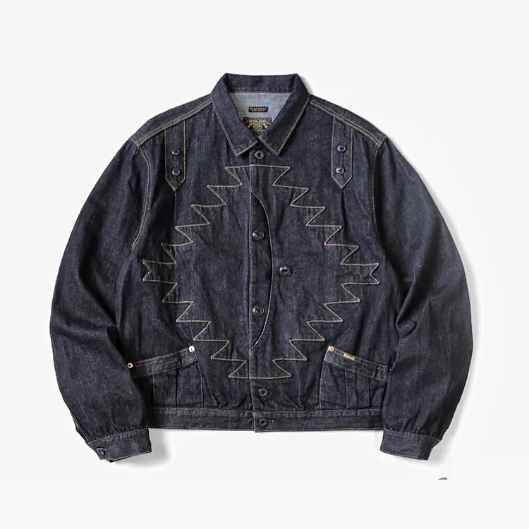 RE-STOCK: KAPITAL 2025 12oz DENIM SANTO DOMINGO THUNDERBIRD JACKET - PRE ORDER ITEM (預訂中)