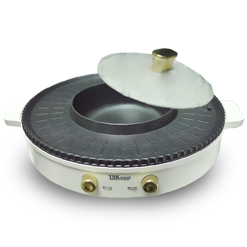 日本TSK 4D聚能家用獨立設計一體式火鍋燒烤機(SS-33)大號版 (P2896)