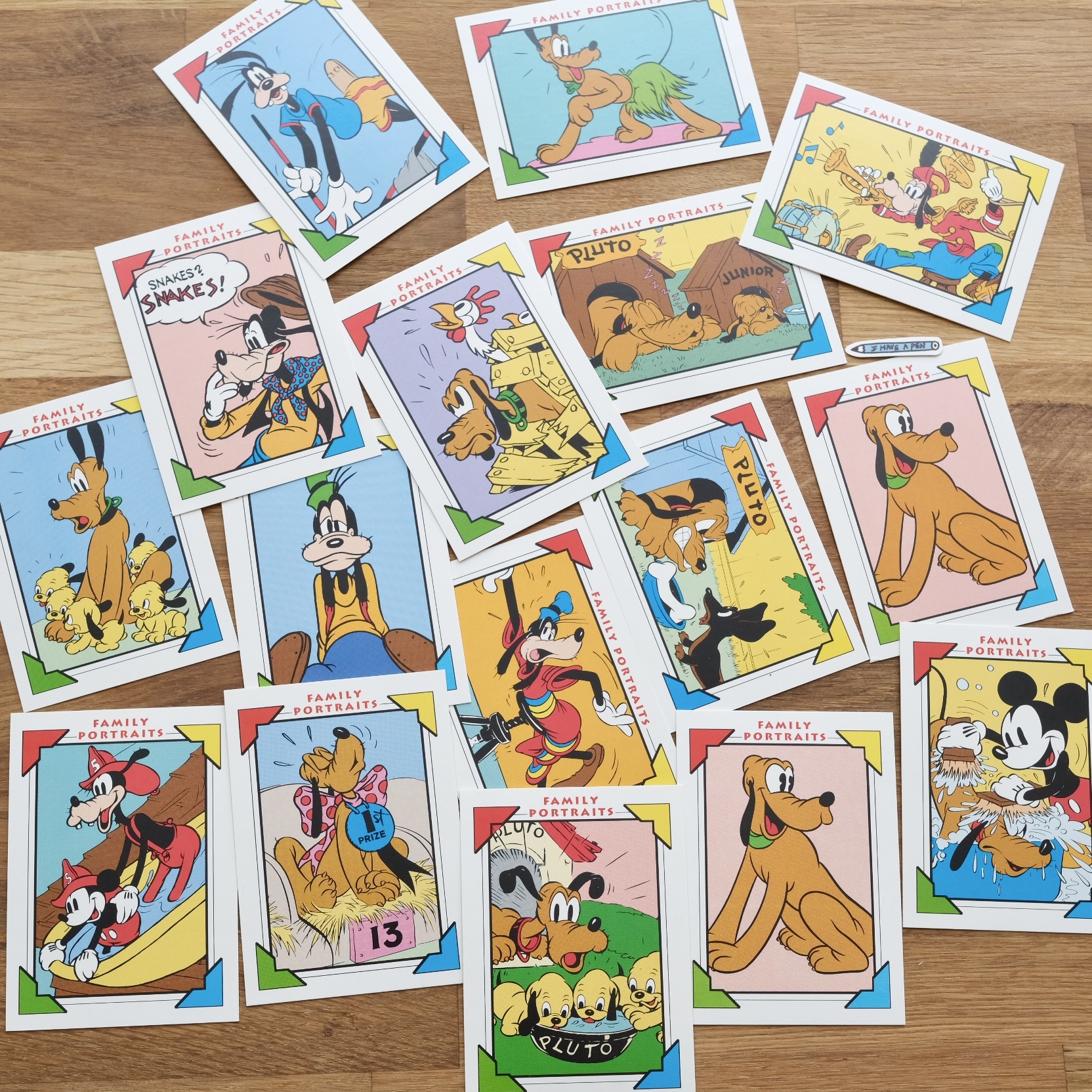 高飛狗 布魯托 90年代 迪士尼 全家福收藏卡｜夏普 復古小物