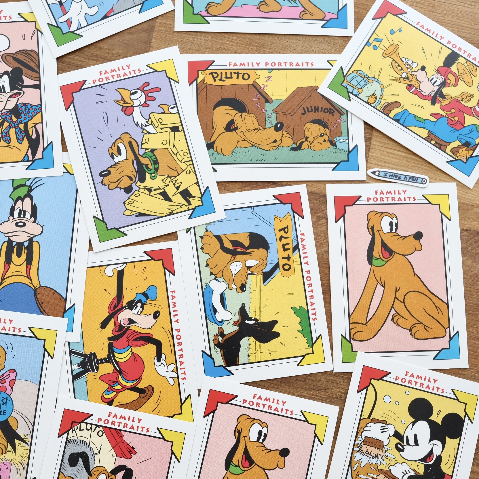 高飛狗 布魯托 90年代 迪士尼 全家福收藏卡｜夏普 復古小物