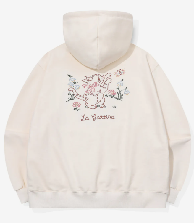 CPGN STUDIO / Lagatina 刺繡連帽上衣 / 奶油白 / JUL25