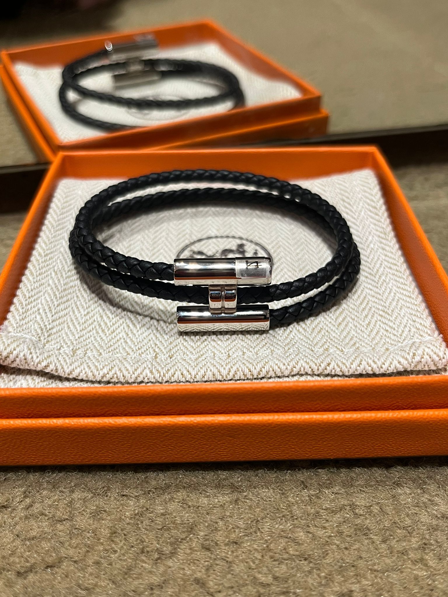 Tournis Tresse Jean bracelet 89 noir ck