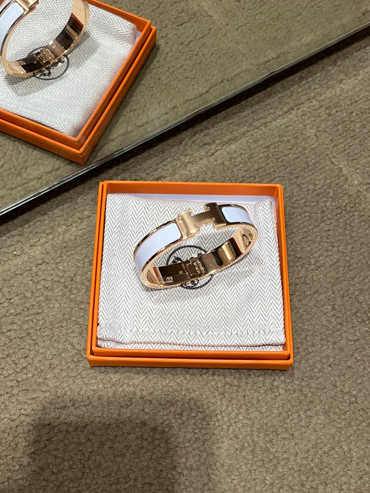 Clic H GM bracelet 01 blanc CD