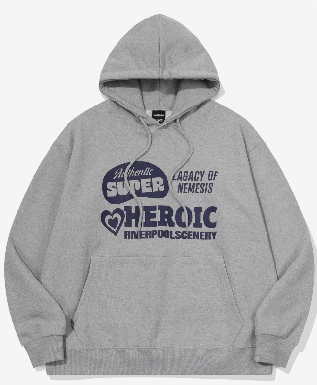 CPGN STUDIO / HEROIC 連帽衫上衣 / 灰色 / JUL25