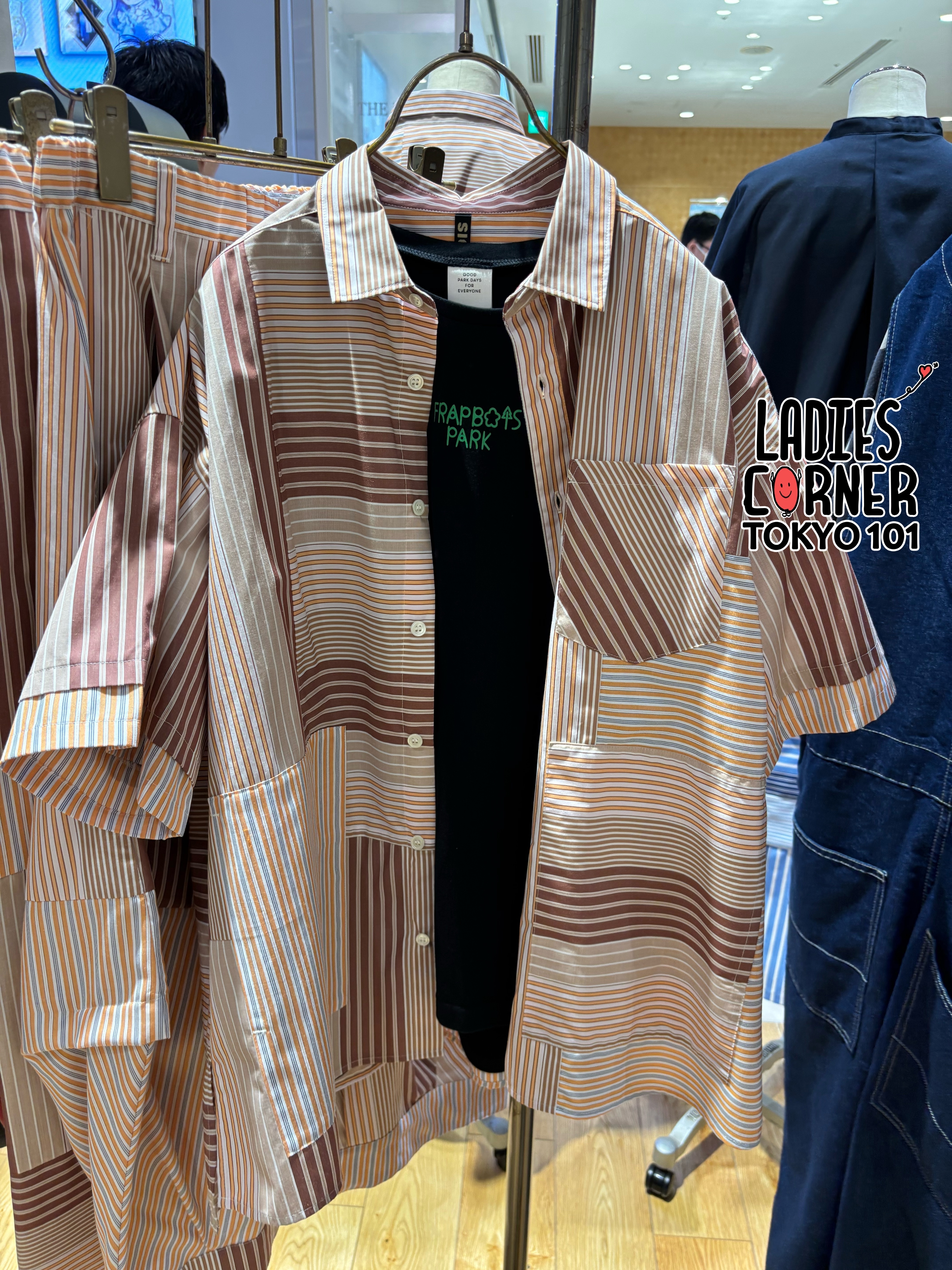 Frapbois Multi-stripe shirt
