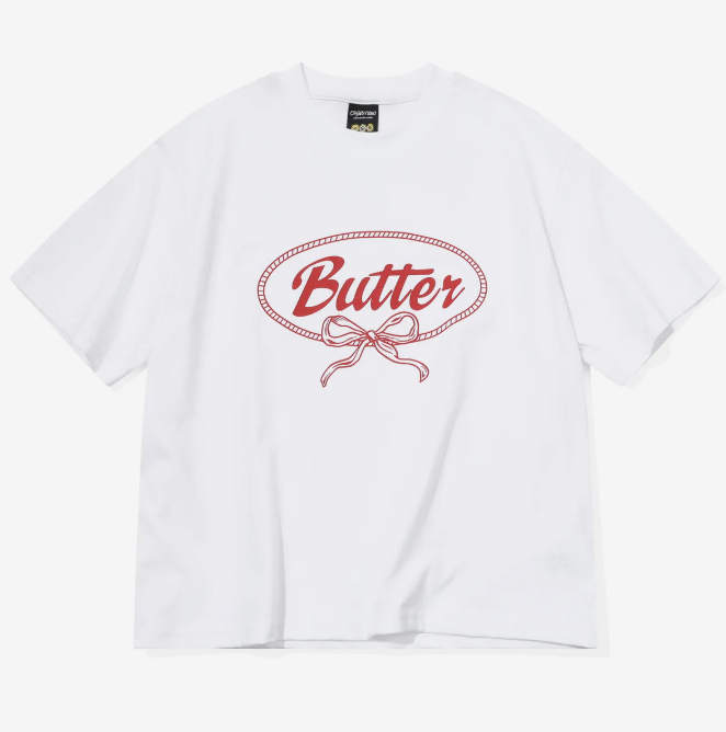 CPGN STUDIO / Butter Ribbon 蝴蝶結短版短袖T恤 / 白色 / JUL25