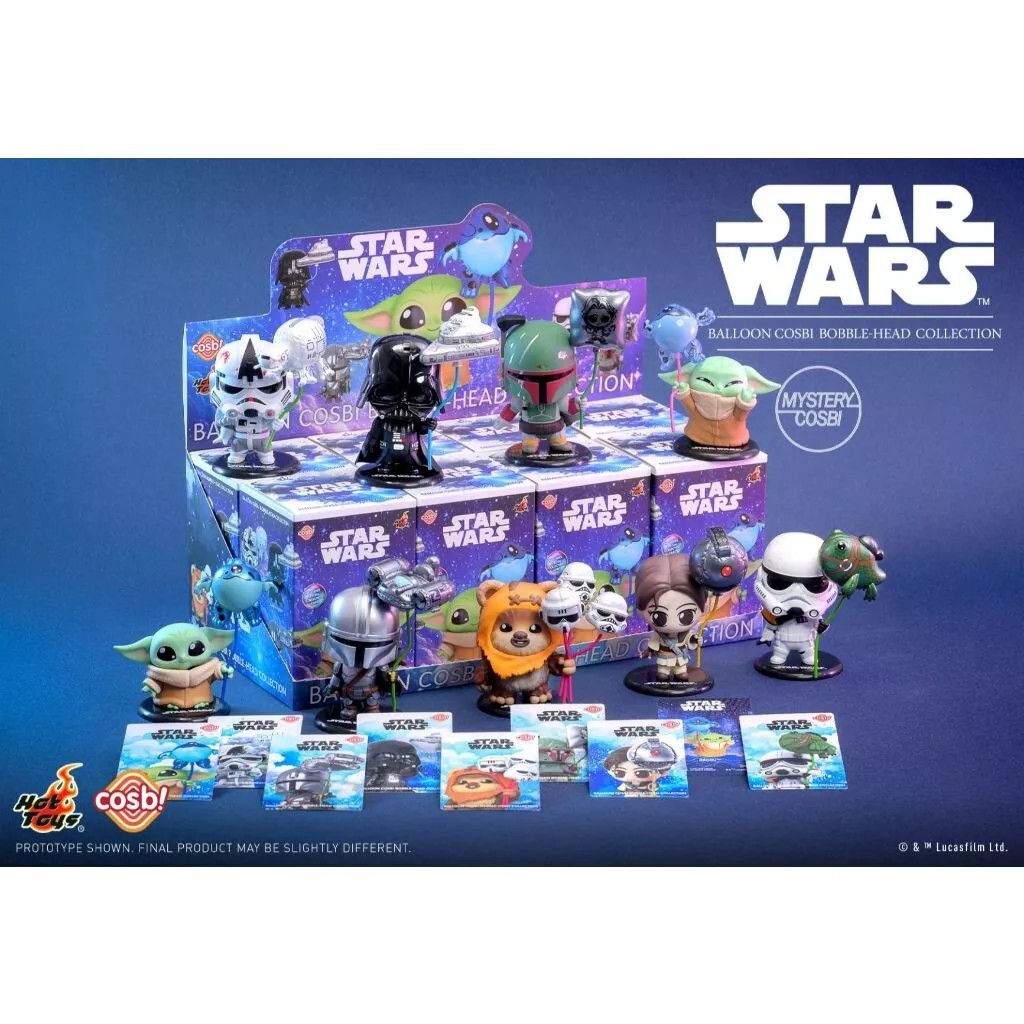 Hot Toys Cosbi CBX249 Star Wars 星際大戰  Q版公仔氣球款 盒玩 盲盒 (全8款)