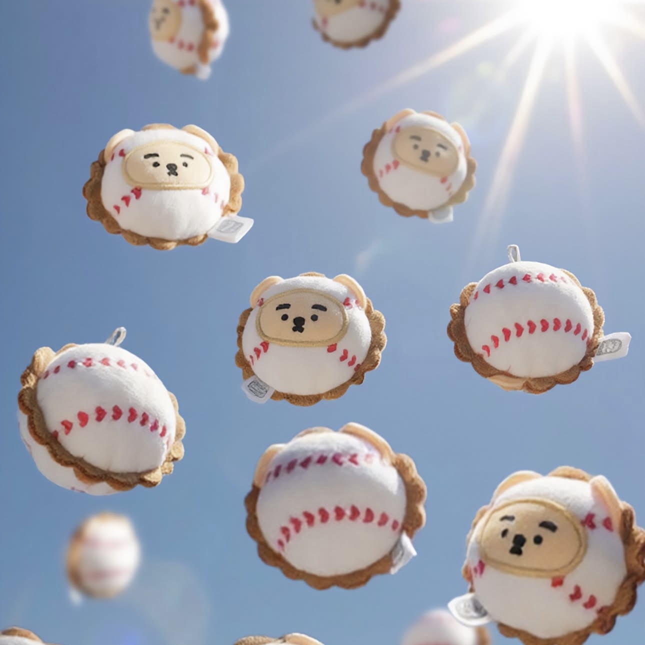 MUZIK TIGER 獅子棒球 吊飾 鑰匙圈 韓國代購