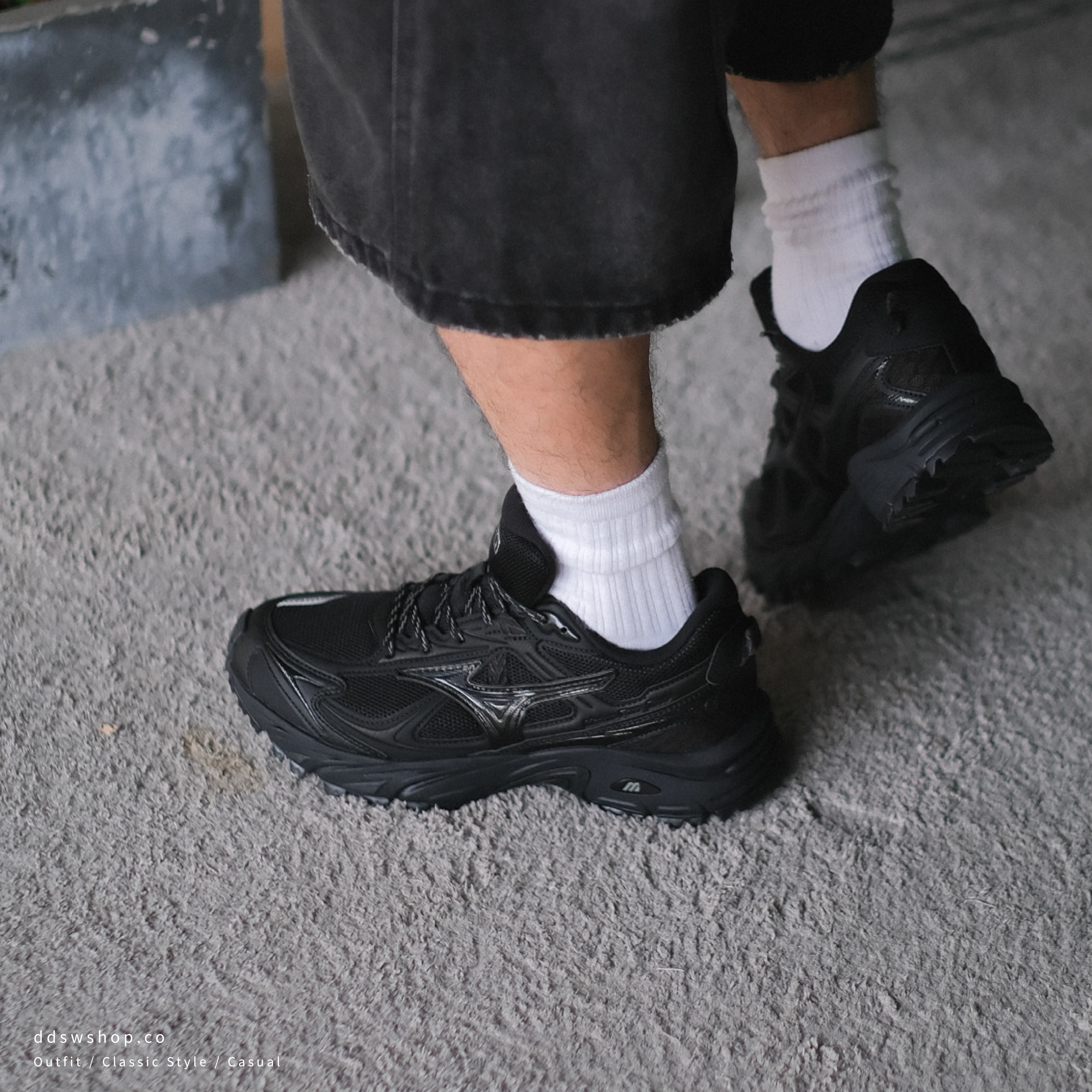 "代購" Mizuno FIYI TL V2 機能復古鞋 黑武士 復古 男女鞋