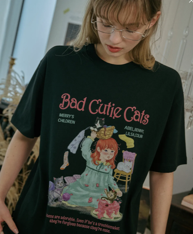 CPGN STUDIO / DTP Mary Hale 短 T恤 / 黑色