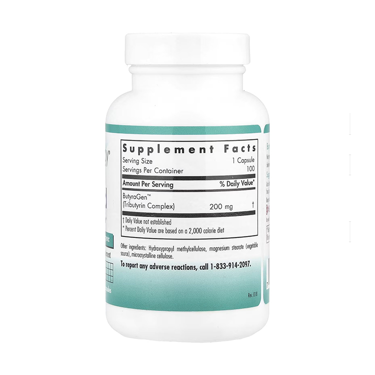 Nutricology ButyrAid ,100 Delayed-Release Vegetarian Capsules