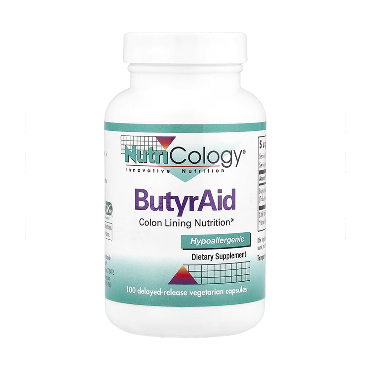 Nutricology ButyrAid ,100 Delayed-Release Vegetarian Capsules