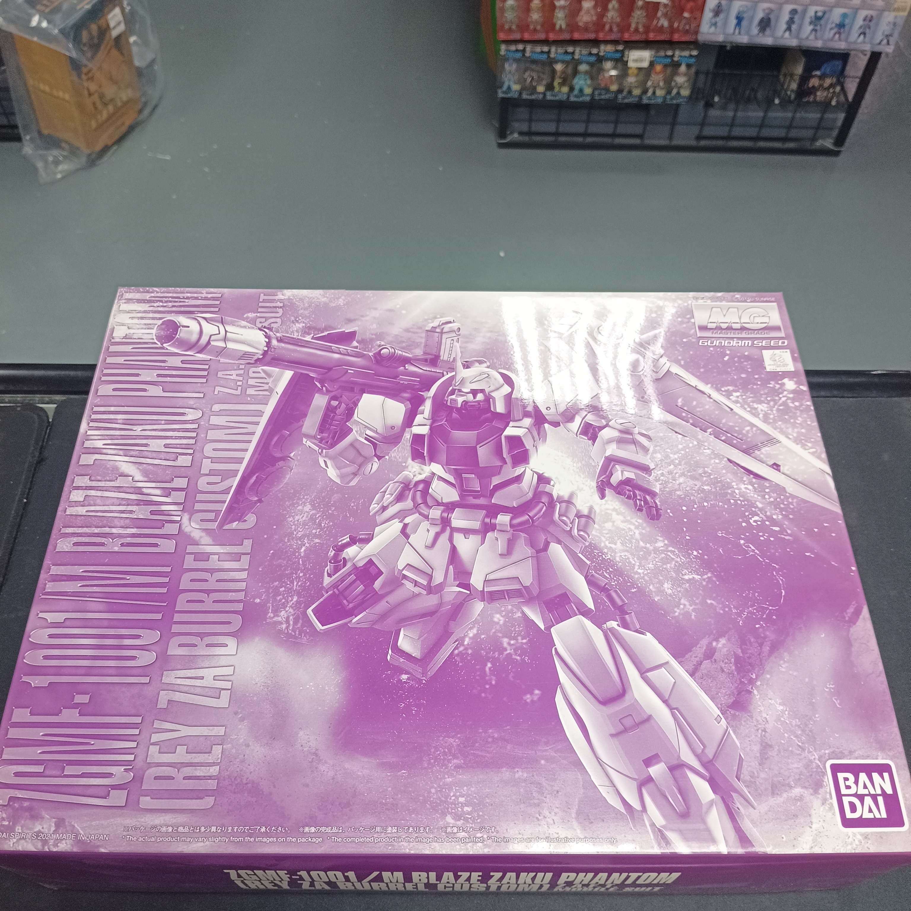 寄賣-MG 1/100 Blaze Zaku Phantom (Rey Za Burrel Special Machine)