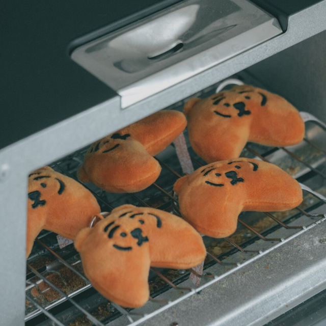 MUZIK TIGER 老虎幸運餅乾 胖胖 吊飾 絨毛玩具 韓國代購