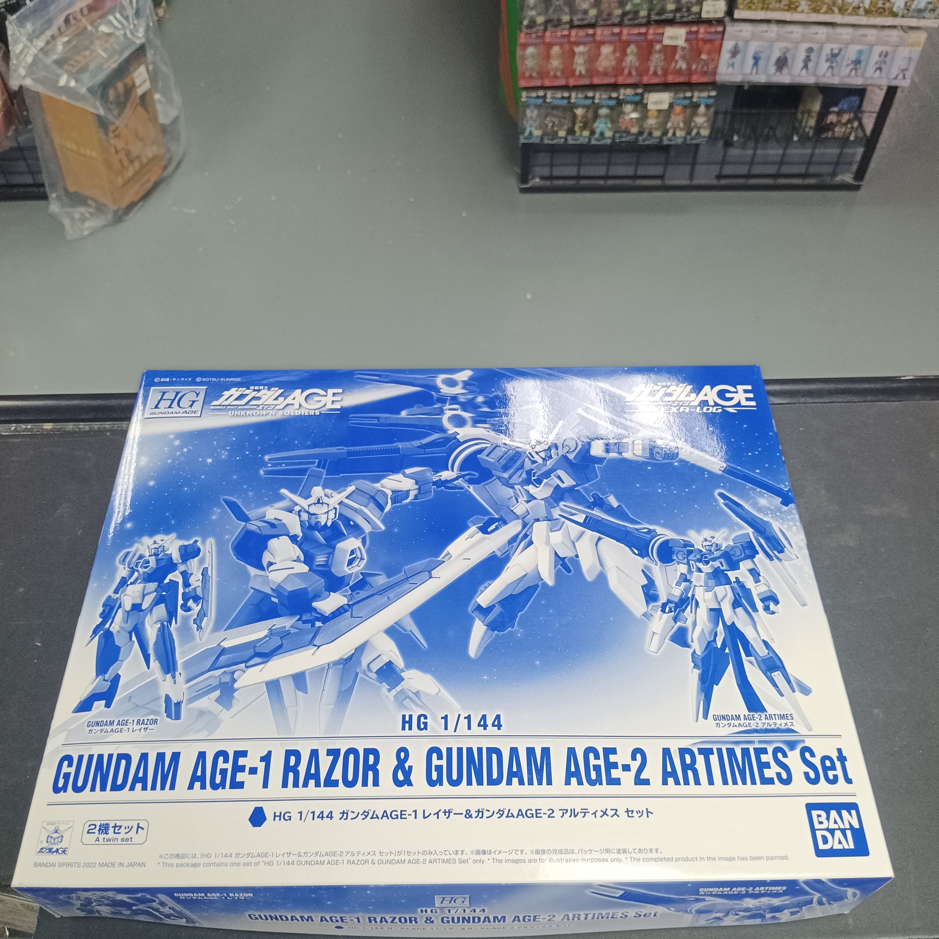 寄賣-HG 1/144 AGE-1 Razor & Gundam AGE-2 Ultimate Set