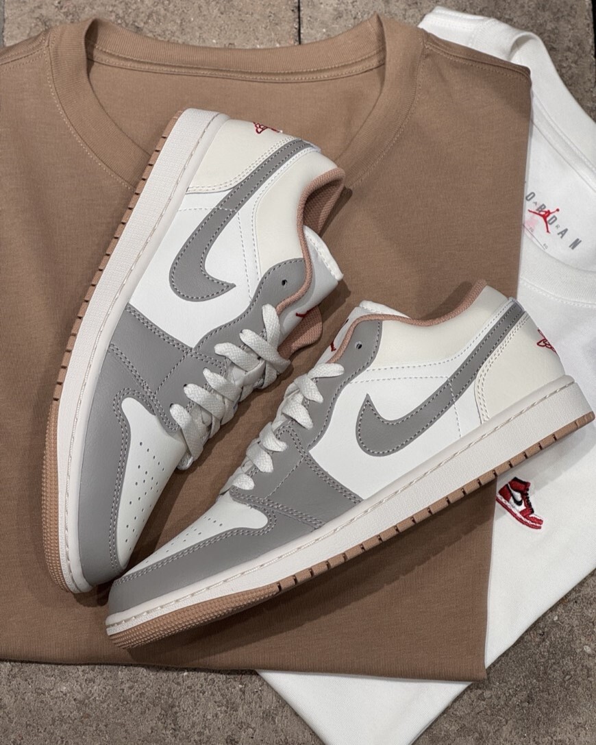 Nike Air Jordan 1 Low OG 海鹽 米灰 奶茶 卡其灰白 553558-169