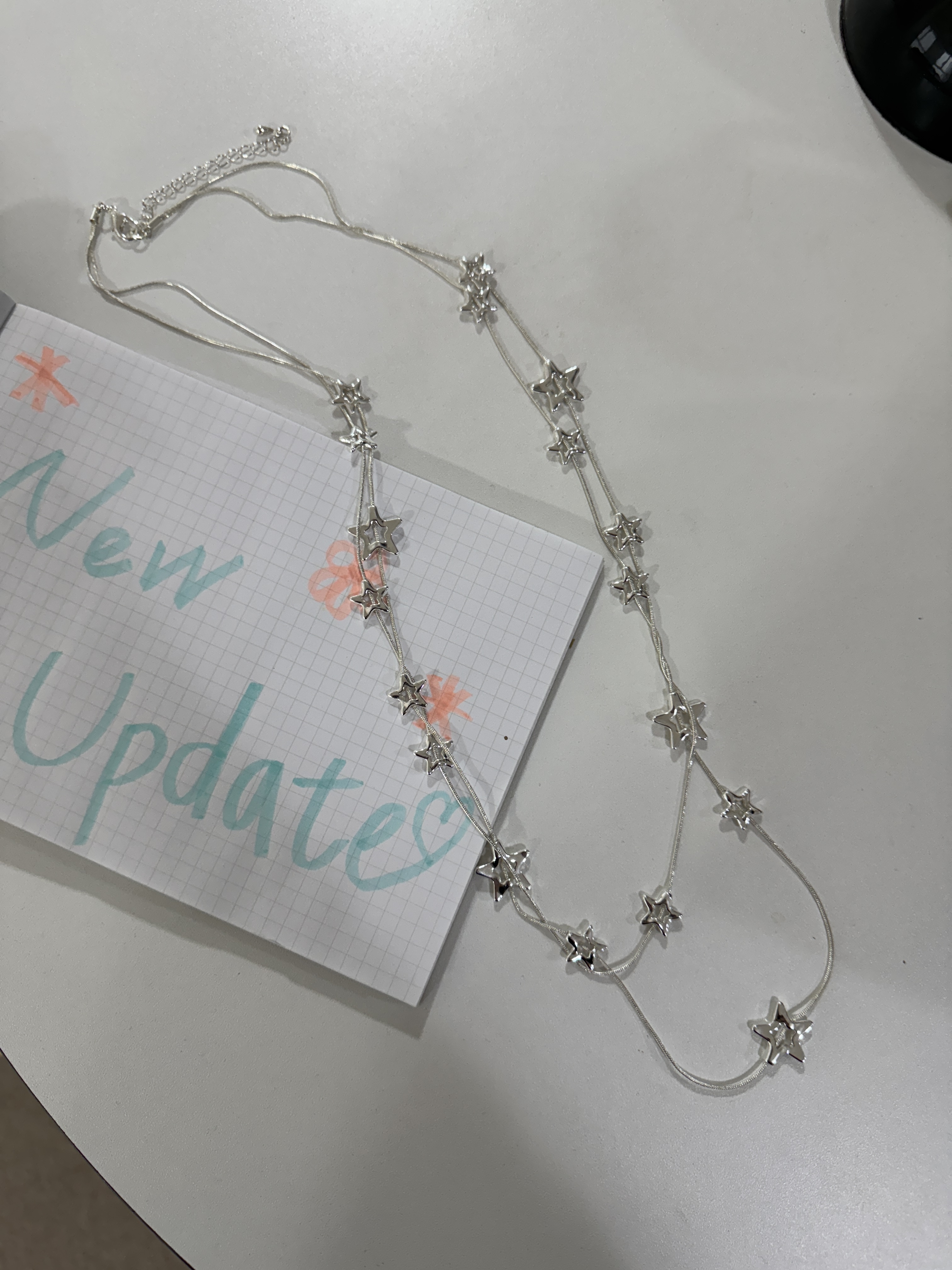 𝘊𝘩𝘪𝘤 𝘎𝘪𝘳𝘭🌟雙層星星長項鍊