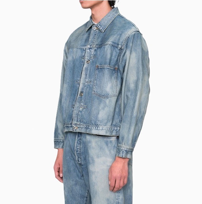 11/29 RE-STOCK: A.PRESSE 2025 1ST TYPE DENIM JACKET (25AAP-01-38) - PRE ORDER ITEM (預訂中)