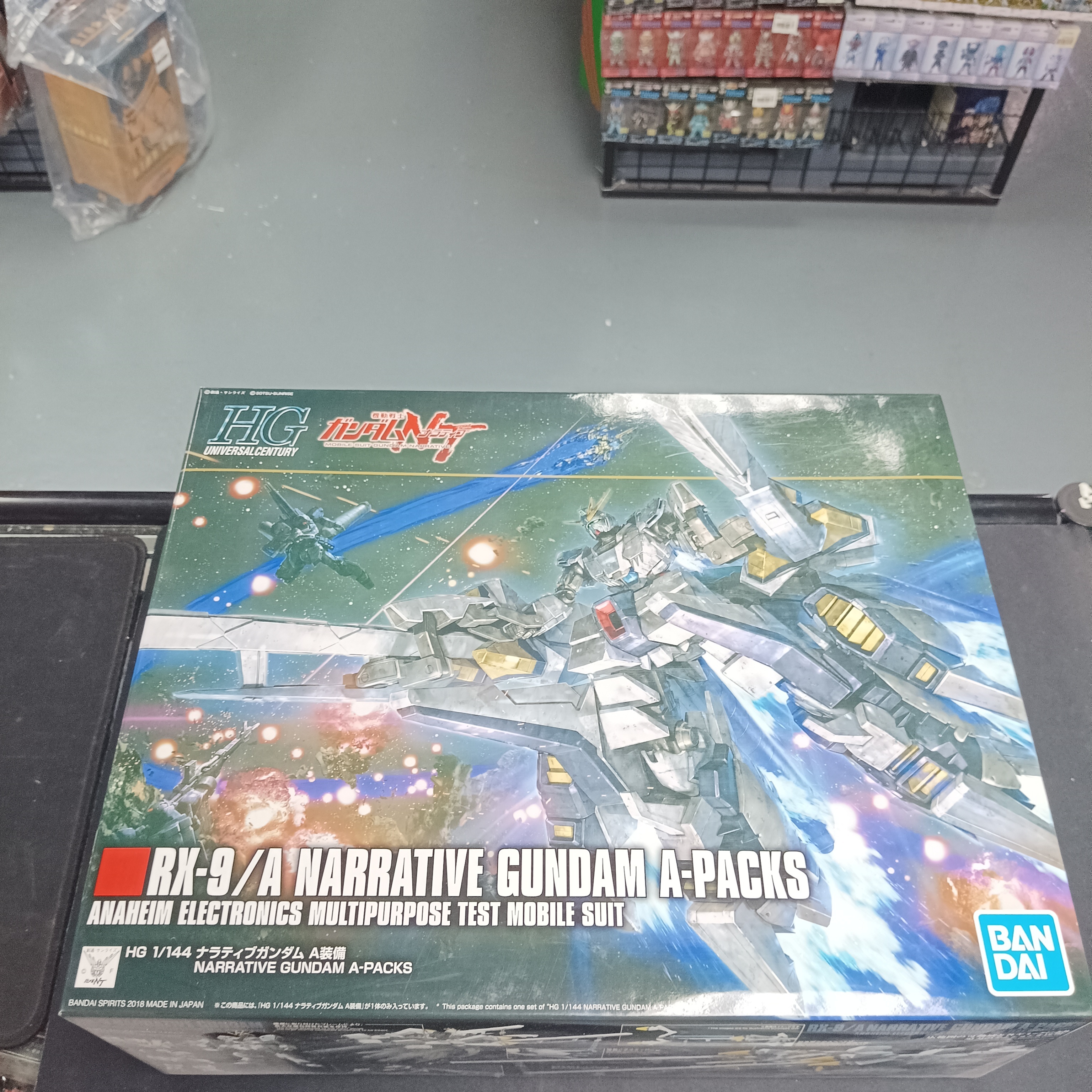 寄賣-HGUC 218 1/144 RX-9/A 敘述高達A裝備