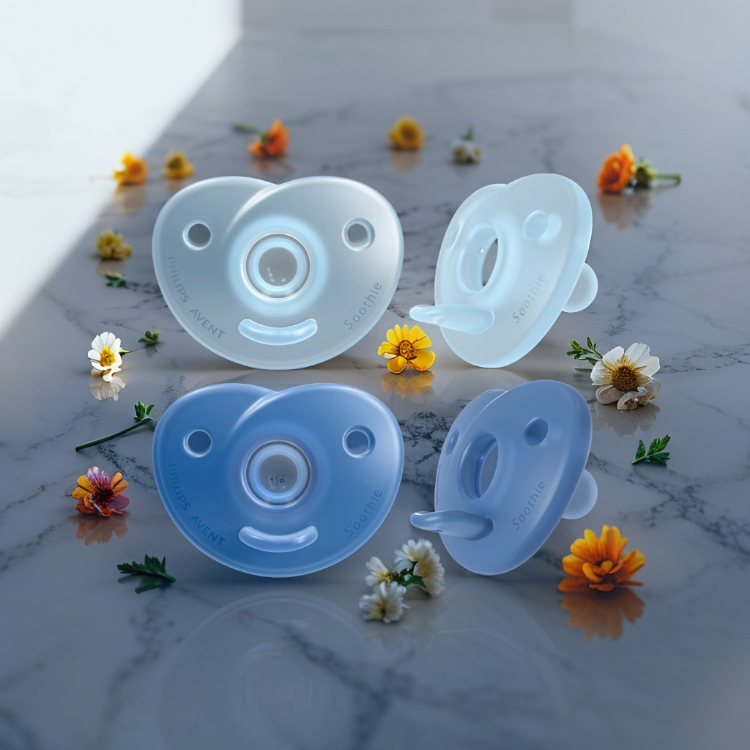 Avent Soothie 心形安撫奶嘴 2個裝 (0-3個月) - 舒適貼合寶寶臉部