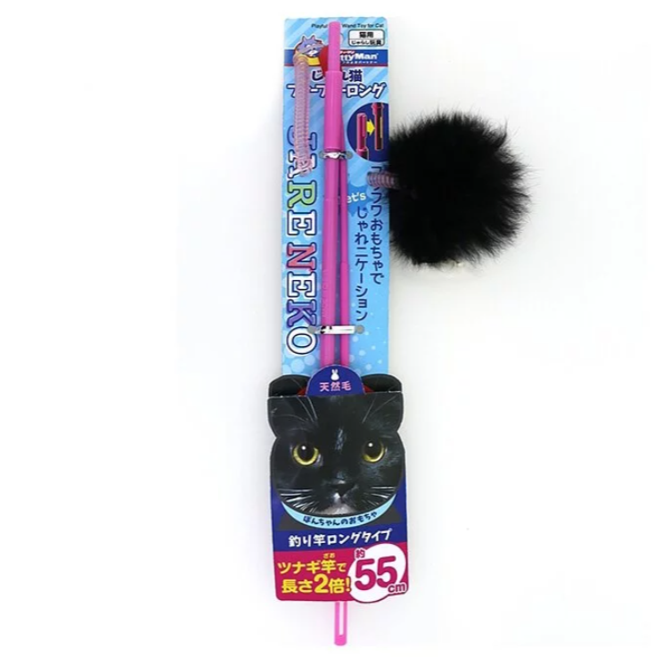 CattyMan 毛毛魚桿玩具