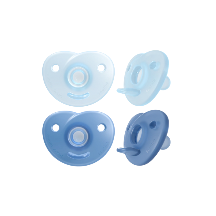 Avent Soothie 心形安撫奶嘴 2個裝 (3-18個月) - 舒適貼合寶寶臉部