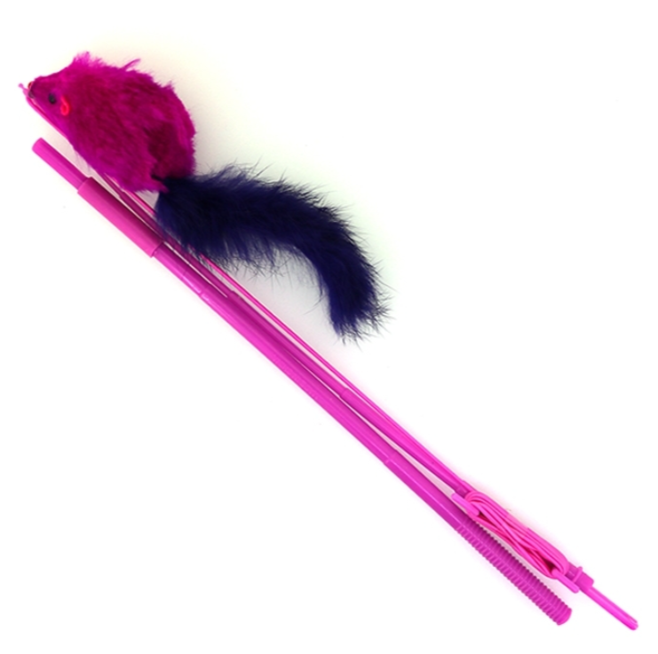 CattyMan 兔毛老鼠魚杆貓棒