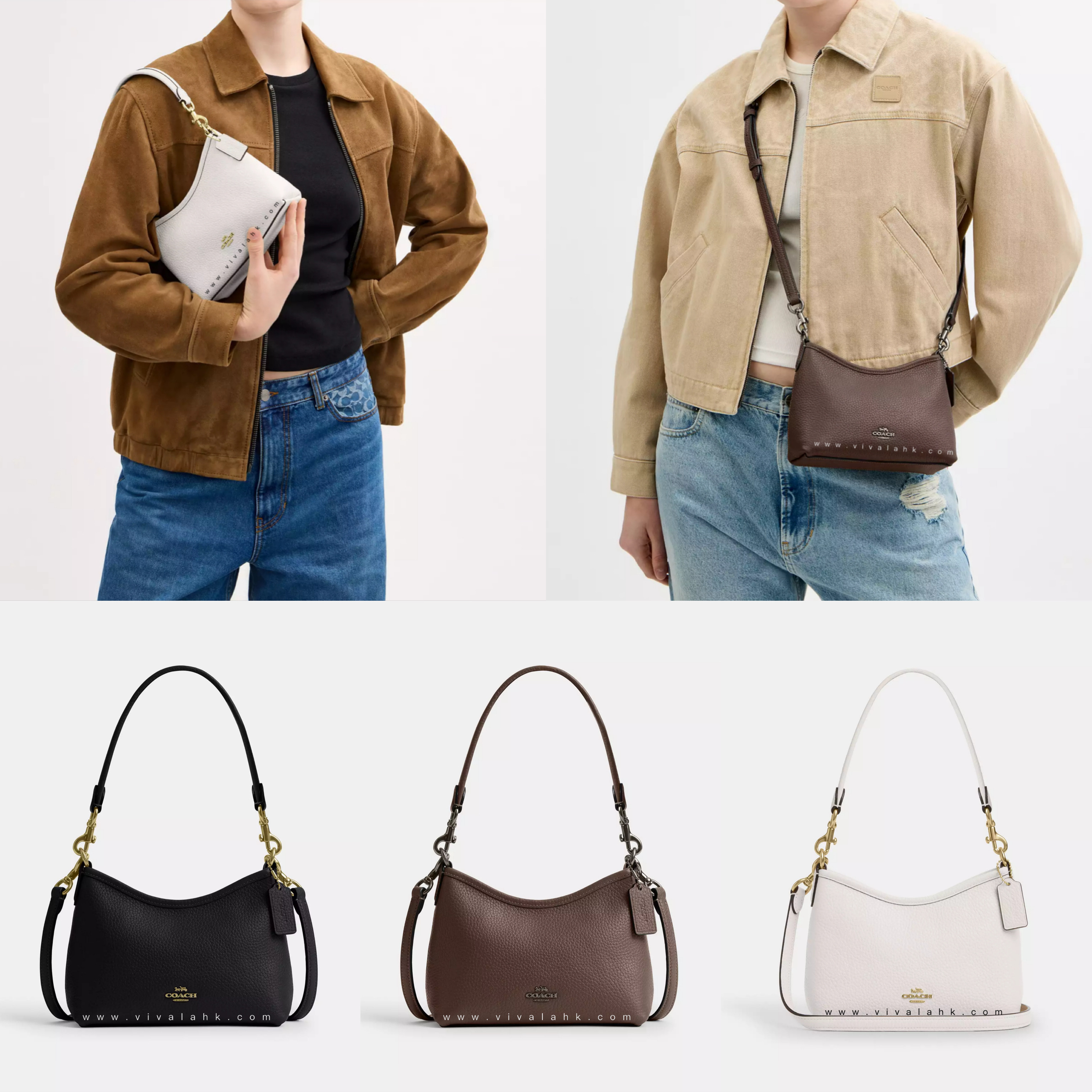 Coach - Laurel 單肩+斜孭多用袋 (S) (CBH16)