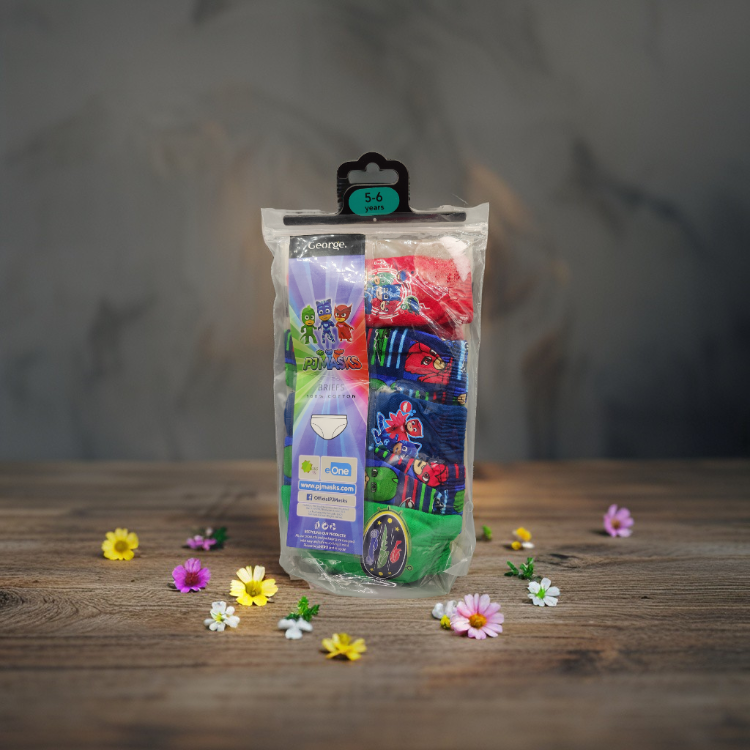 英國百貨公司 george 直送 pj masks 5-6歲底褲 5條裝 清貨價