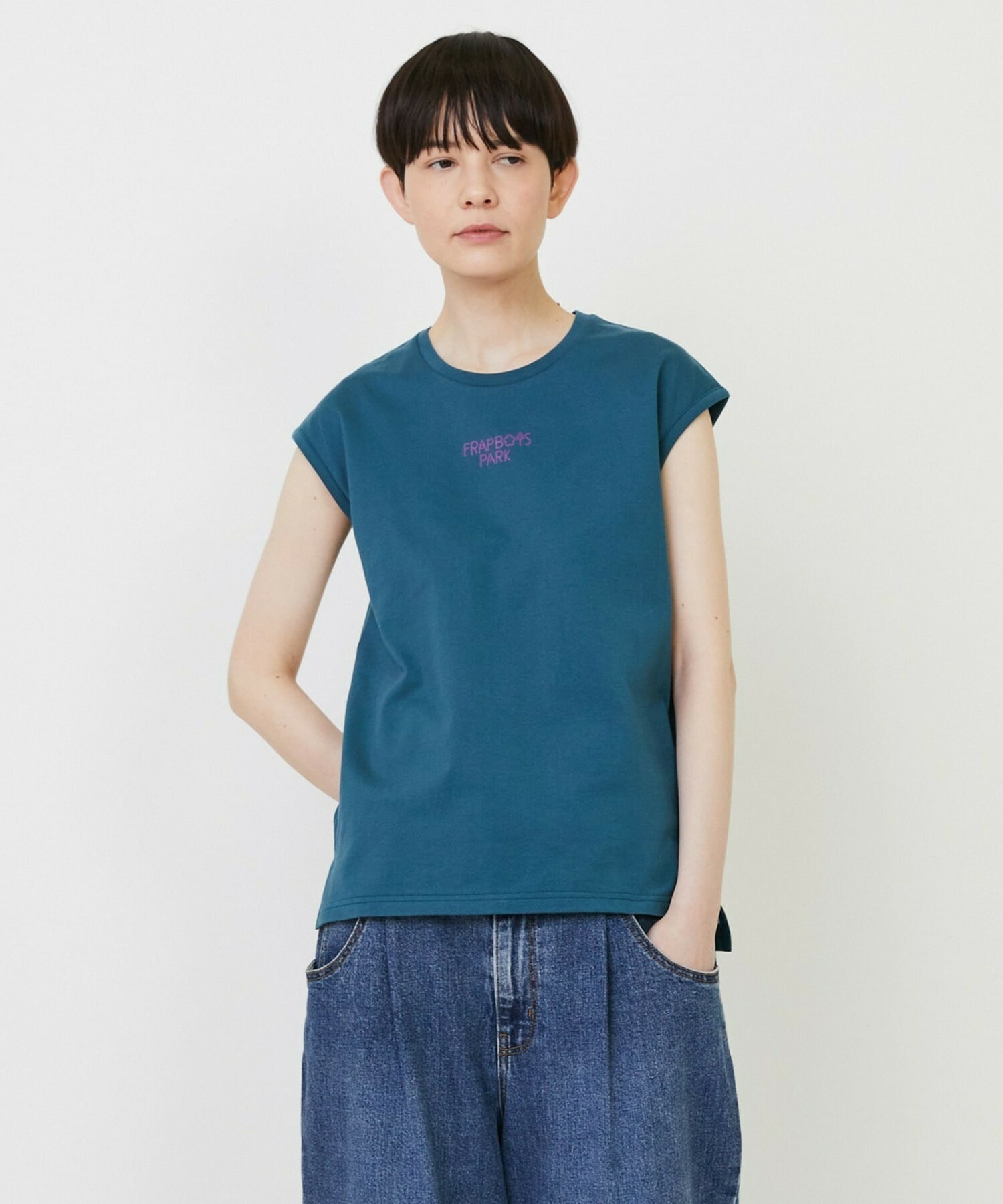 Frapbois Sleeveless Cut and Sew