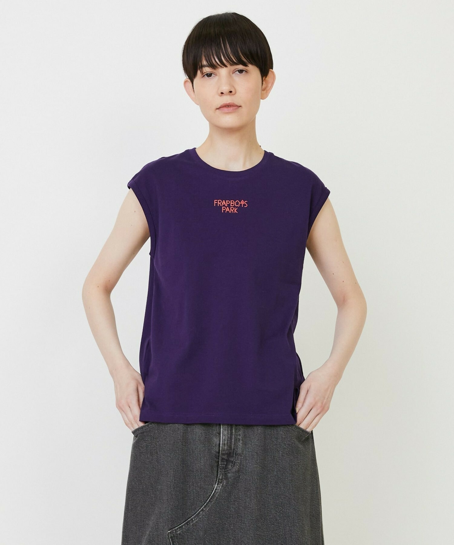 Frapbois Sleeveless Cut and Sew