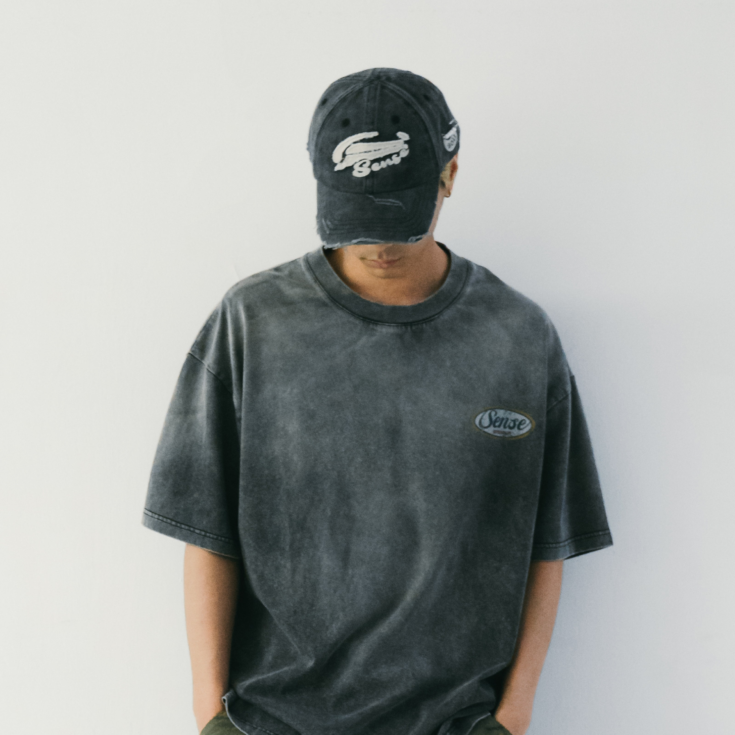 SENSE OG Logo Washed Quilted Cap [B25-ACC02]