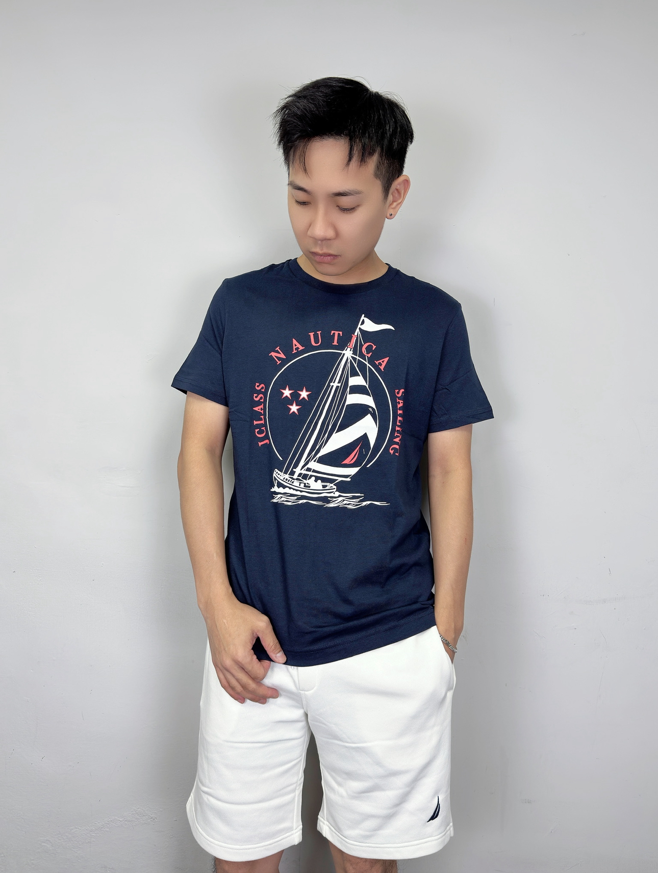 Nautica 帆船 圓圈帆船 短袖上衣 短T