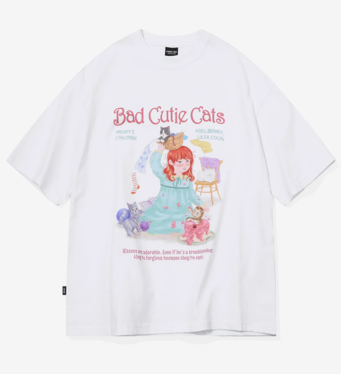 CPGN STUDIO / DTP Merry Hale 短袖T恤 / 白色 /  JUL25